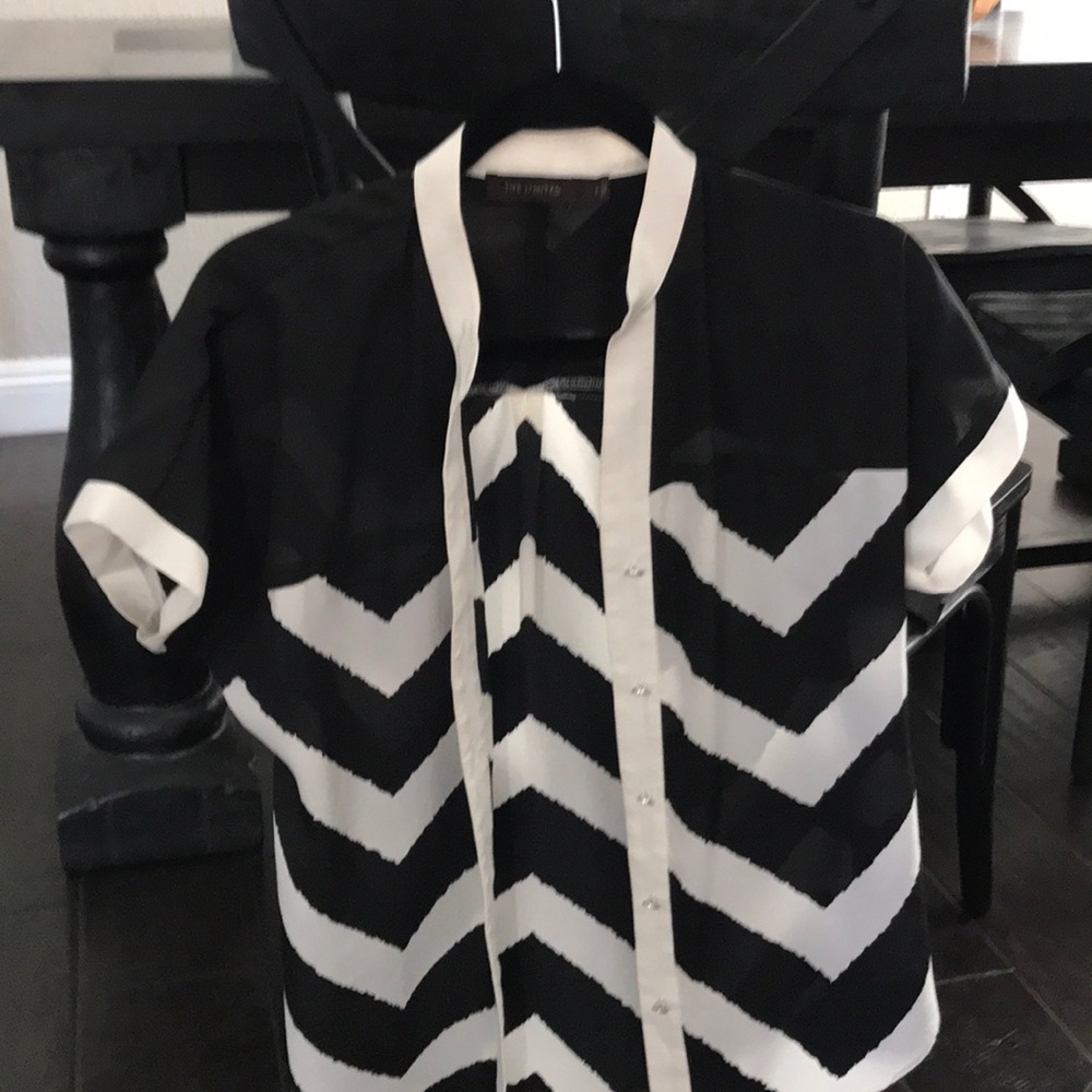 The Limited Chevron blouse
